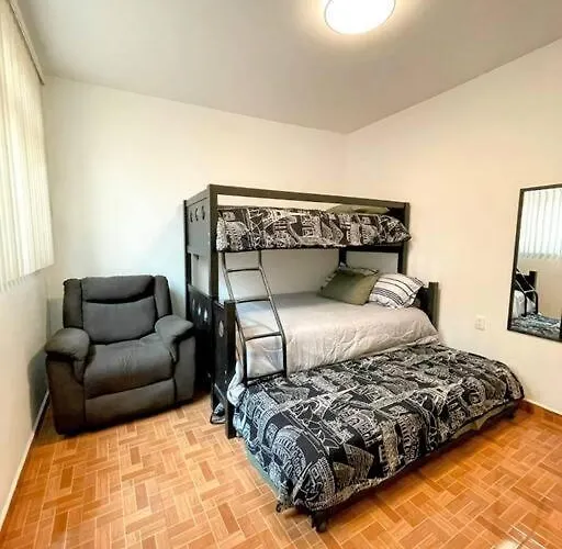 Apartamento Depto Frente A Estadio Gnp Antes Foro Sol Y Autodromo F1 A 10 Min Caminando